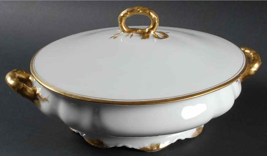 Schleiger 1125 Round Covered Vegetable by Haviland-1