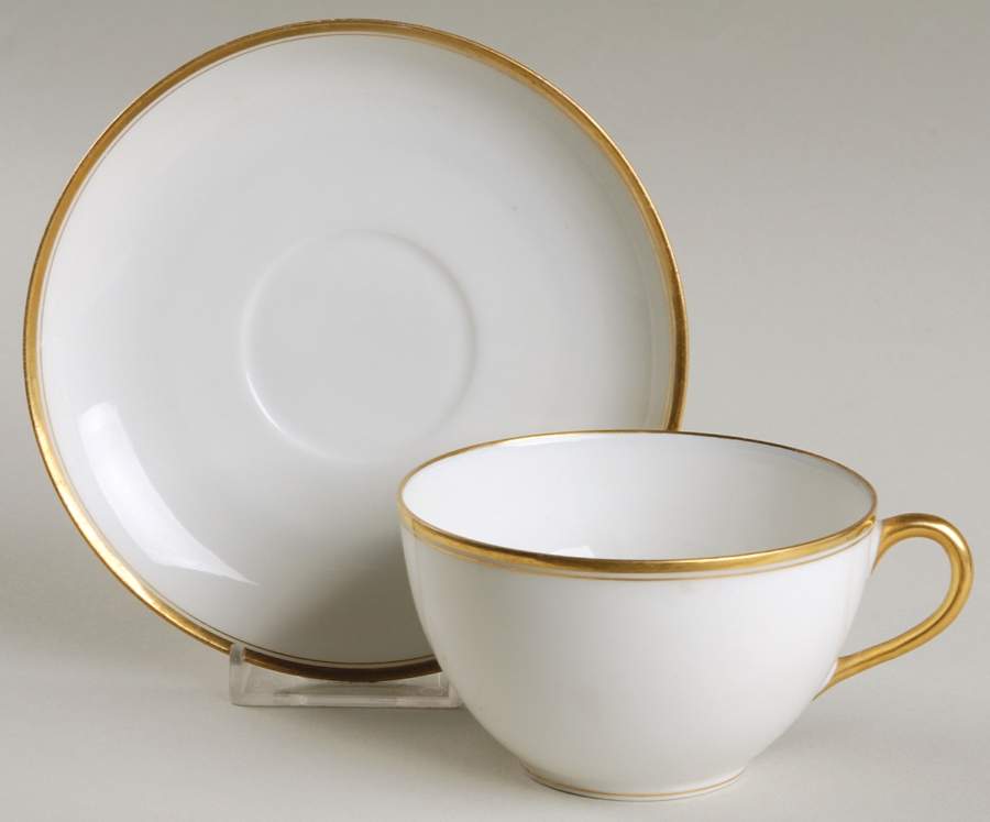 Schleiger 1125 Oversized Cup & Saucer Set by Haviland-1