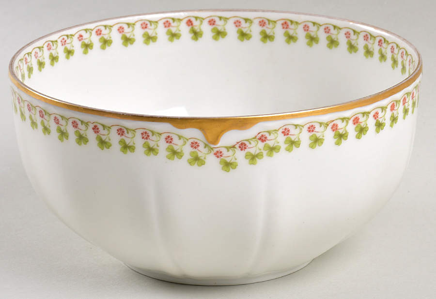 Schleiger 113  Cranberry Bowl by Haviland-1