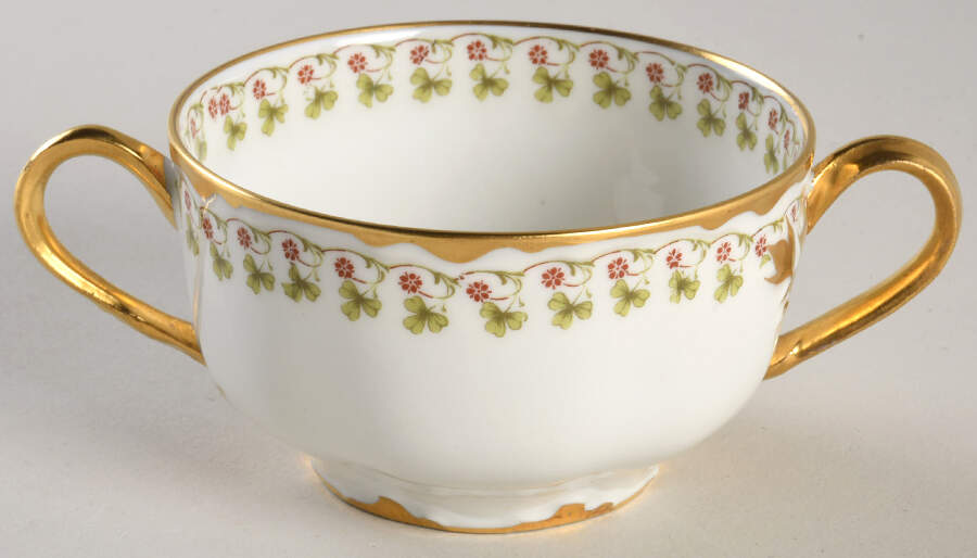 Schleiger 113  Flat Bouillon Cup by Haviland-1