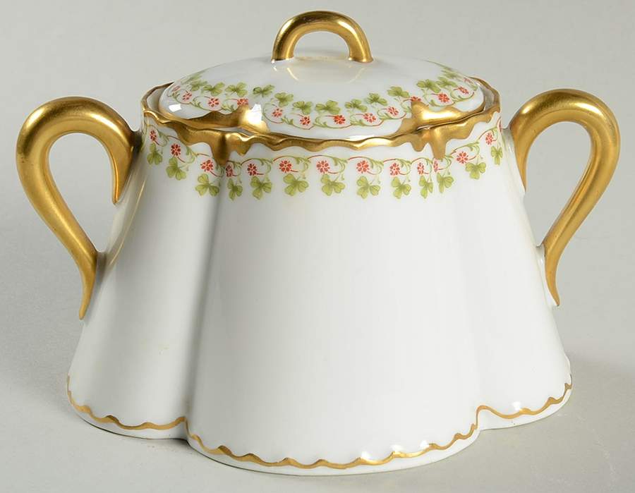 Schleiger 113  Sugar Bowl & Lid by Haviland-1