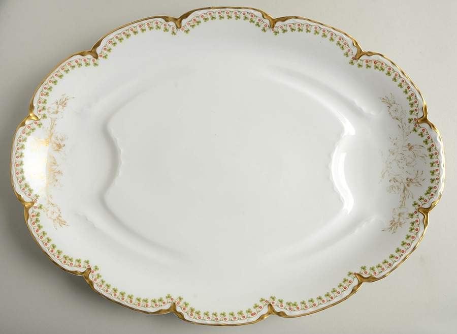 Schleiger 113  18" Oval Serving Platter by Haviland-1