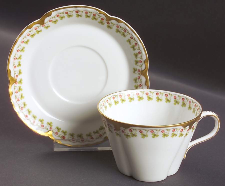 Schleiger 113  Oversized Cup & Saucer Set by Haviland-1