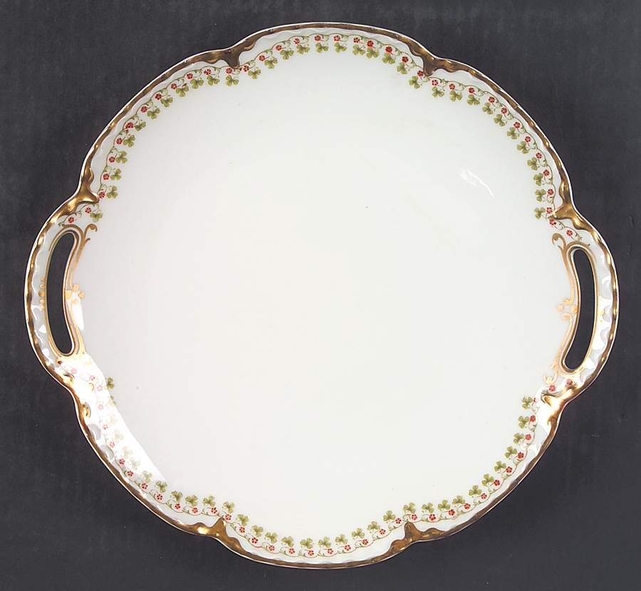 Schleiger 113  Handled Cake Plate by Haviland-1