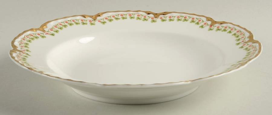 Schleiger 113  Large Rim Soup Bowl by Haviland-1