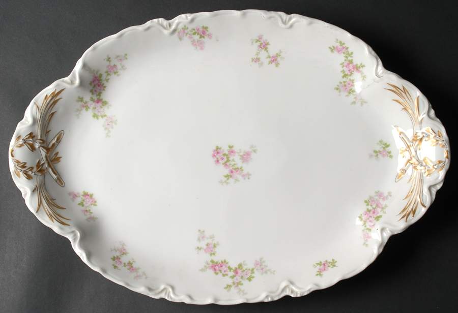 Schleiger 1131 16" Oval Serving Platter by Haviland-1