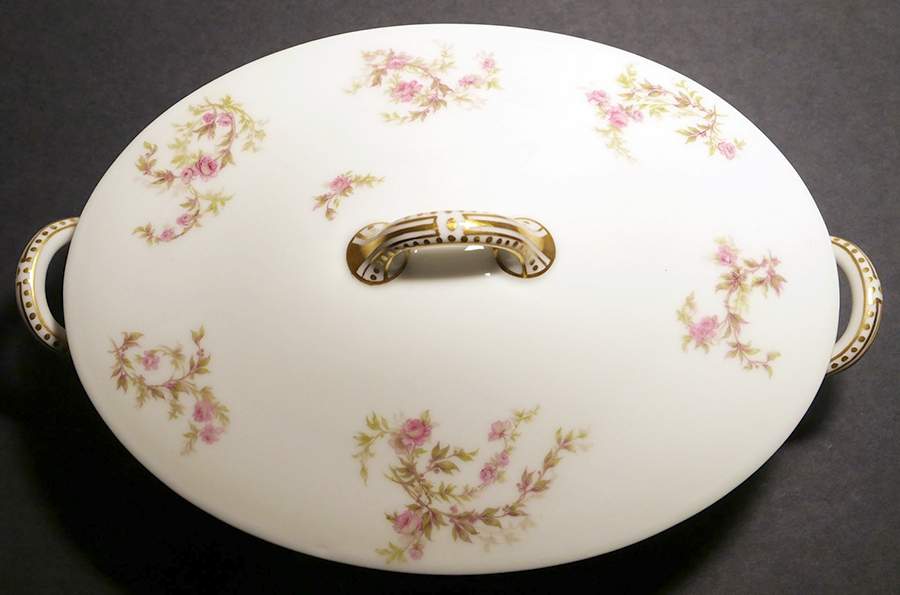 Schleiger 1132 Oval Covered Vegetable by Haviland-1