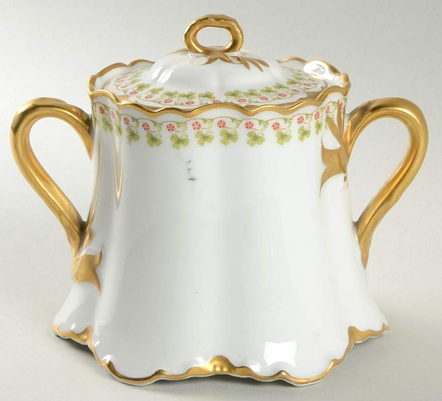 Schleiger 113A Sugar Bowl & Lid by Haviland-1