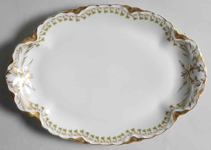 Schleiger 113A 11" Oval Serving Platter by Haviland-1