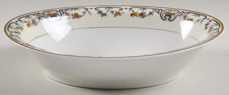 Schleiger 114b 10" Oval Vegetable Bowl by Haviland-1