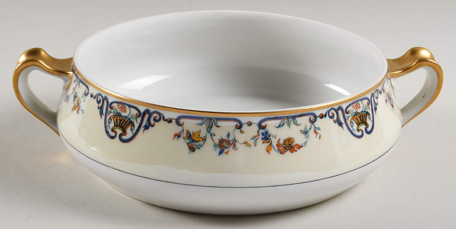 Schleiger 114b Round Vegetable No Lid by Haviland-1