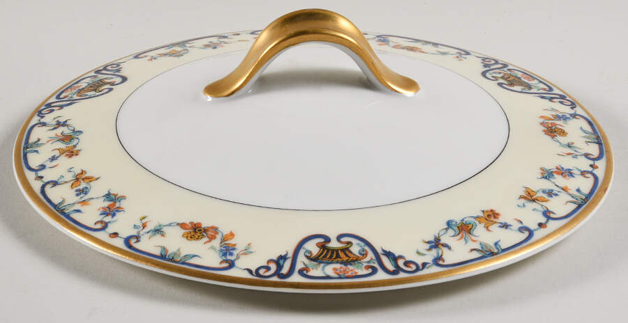 Schleiger 114b Lid for Round Vegetable by Haviland-1