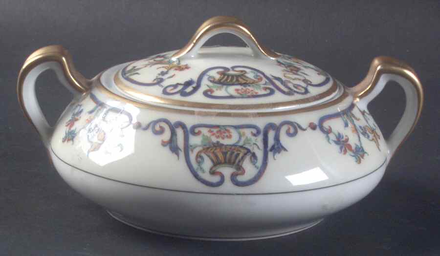 Schleiger 114b Sugar Bowl & Lid by Haviland-1