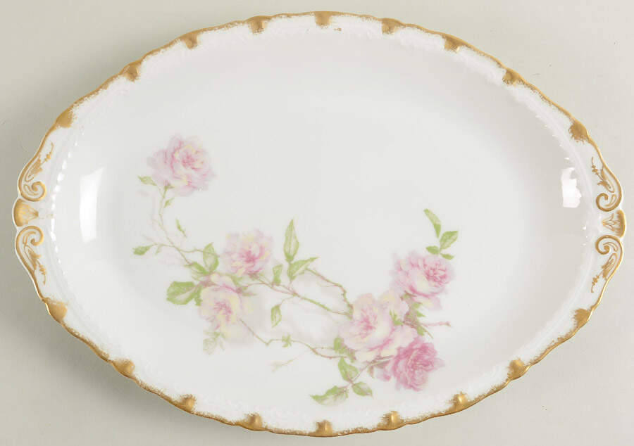 Schleiger 1151 12" Oval Serving Platter by Haviland-1