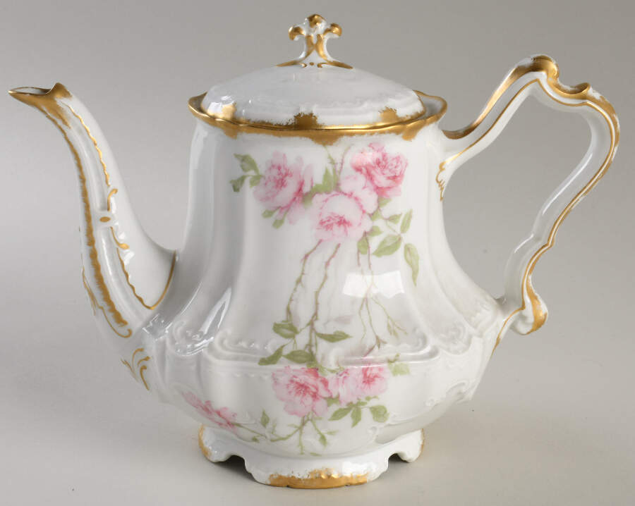 Schleiger 1151 Teapot & Lid by Haviland-1