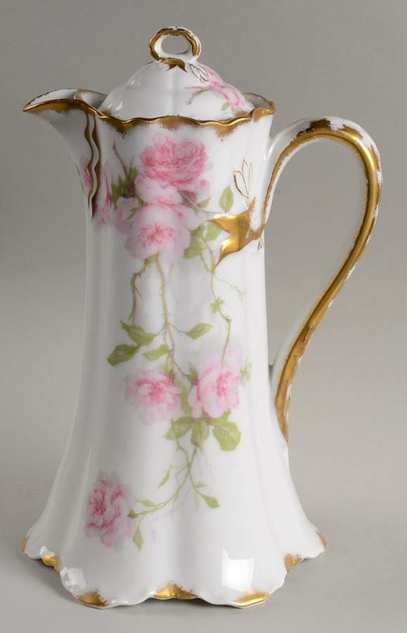 Schleiger 1151 Chocolate Pot & Lid by Haviland-1