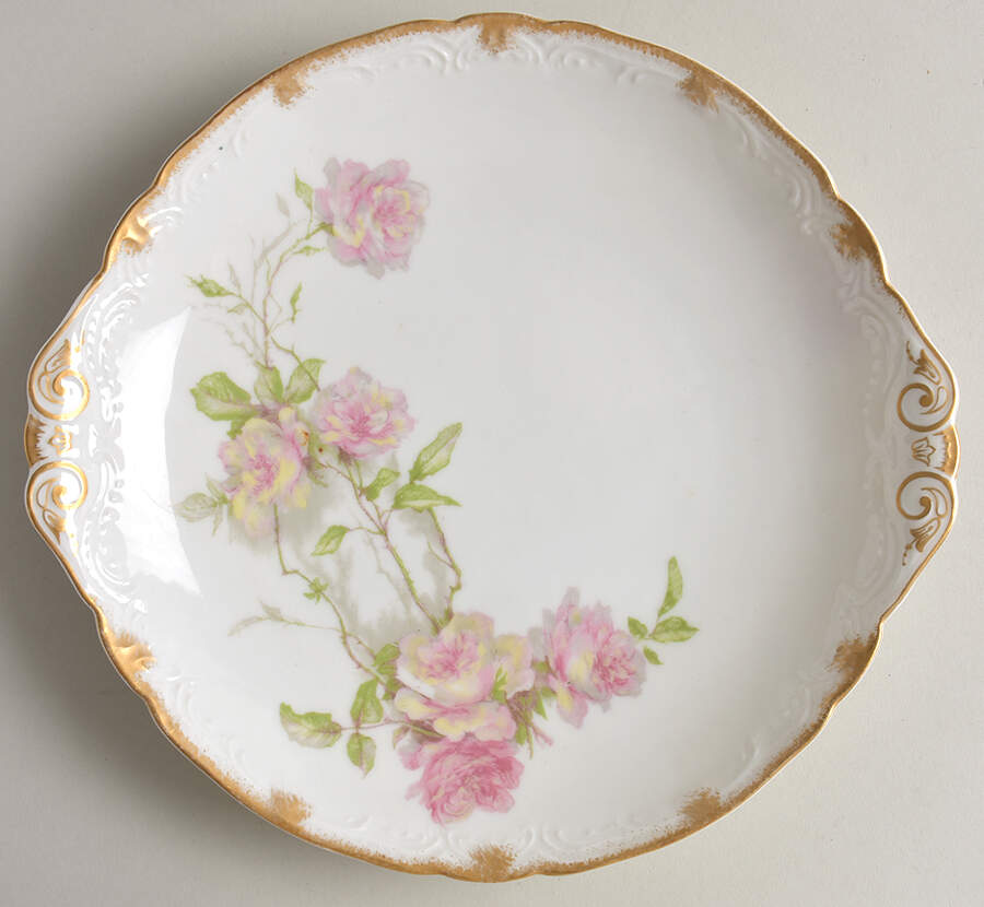 Schleiger 1151A Handled Cake Plate by Haviland-1
