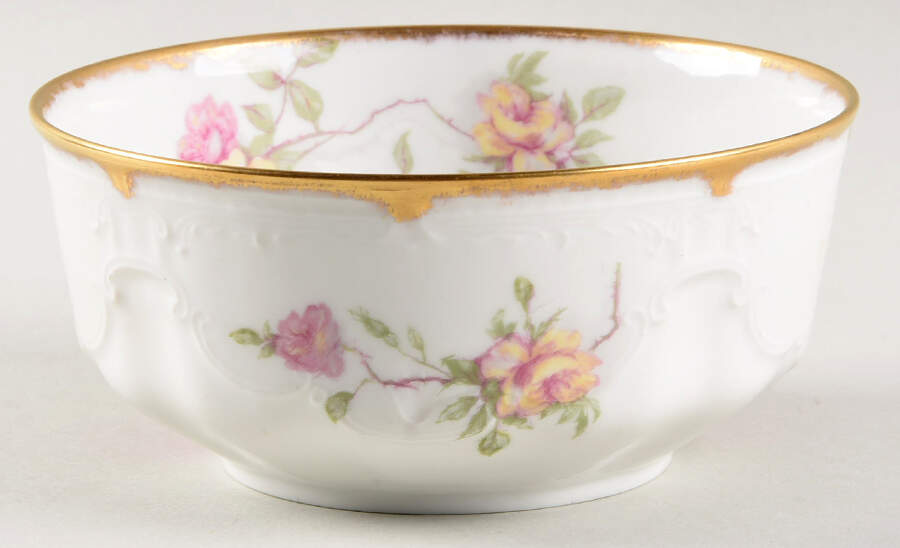Schleiger 1151A Cranberry Bowl by Haviland-1