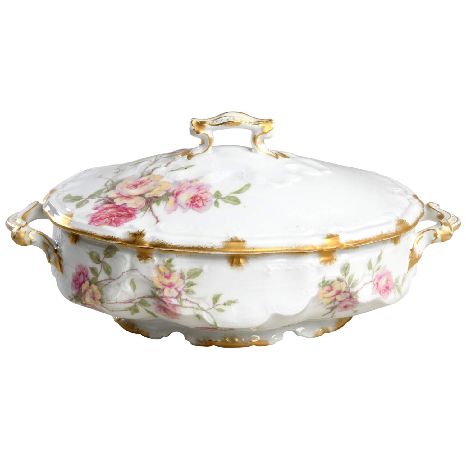 Schleiger 1151A Oval Covered Vegetable by Haviland-1