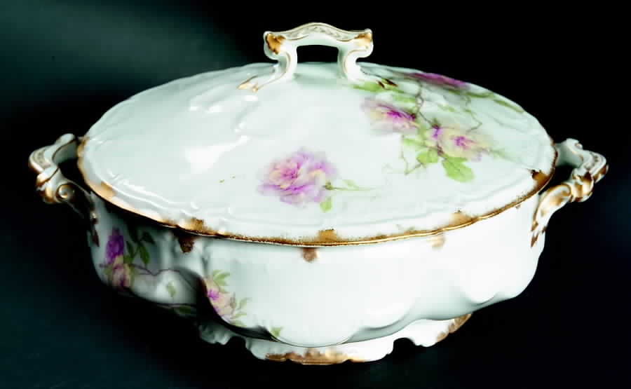 Schleiger 1151A Round Covered Vegetable by Haviland-1