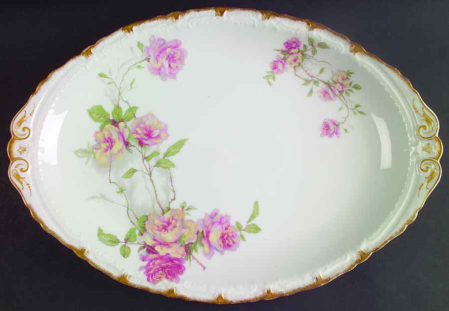 Schleiger 1151A 16" Oval Serving Platter by Haviland-1