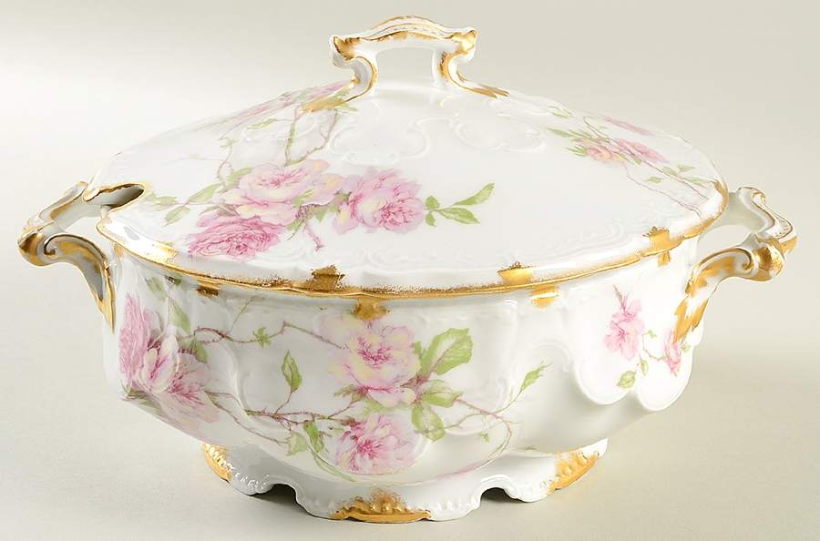 Schleiger 1151A Tureen &  Lid by Haviland-1