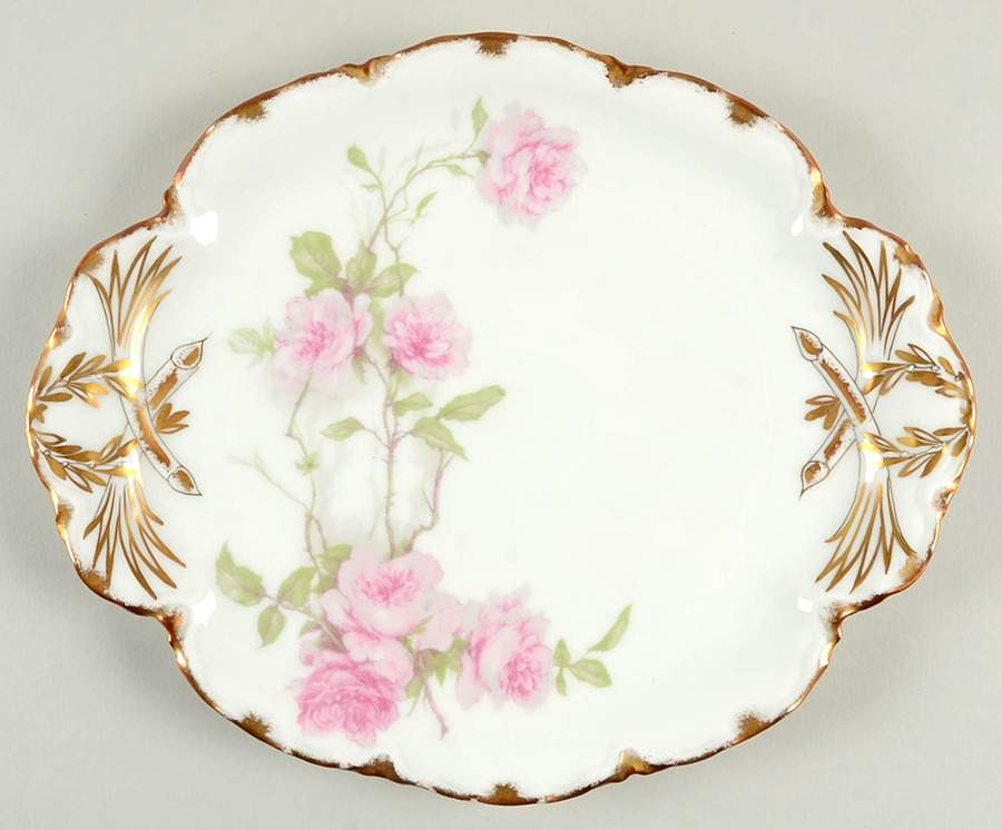 Schleiger 1151B 10" Oval Serving Platter by Haviland-1