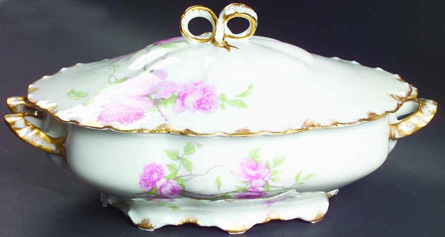 Schleiger 1151B Oval Covered Vegetable by Haviland-1
