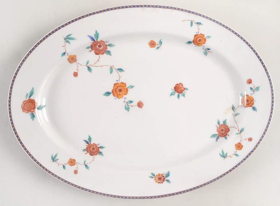 Schleiger 1183 13" Oval Serving Platter by Haviland-1
