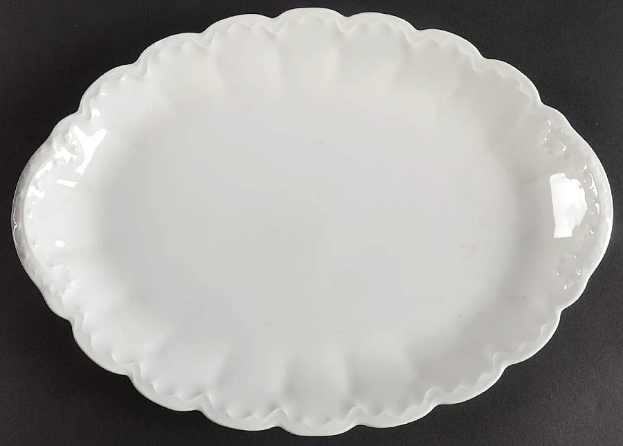 Schleiger 119 12" Oval Serving Platter by Haviland-1