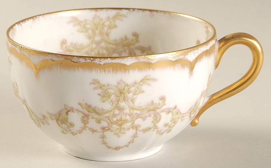 Schleiger 1195 Flat Cup & Saucer Set by Haviland-1