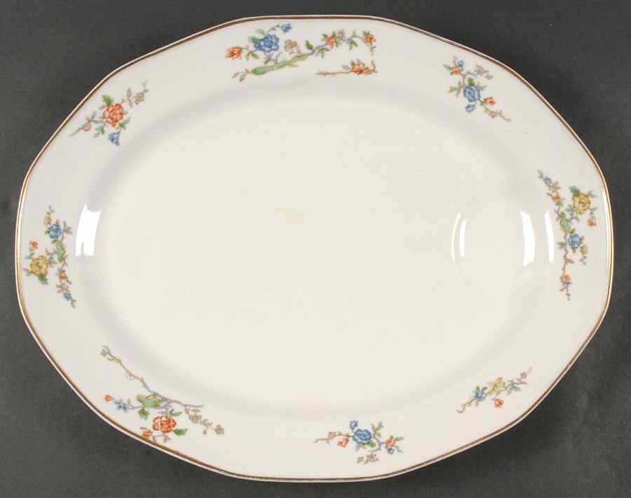Schleiger 1226 16" Oval Serving Platter by Haviland-1
