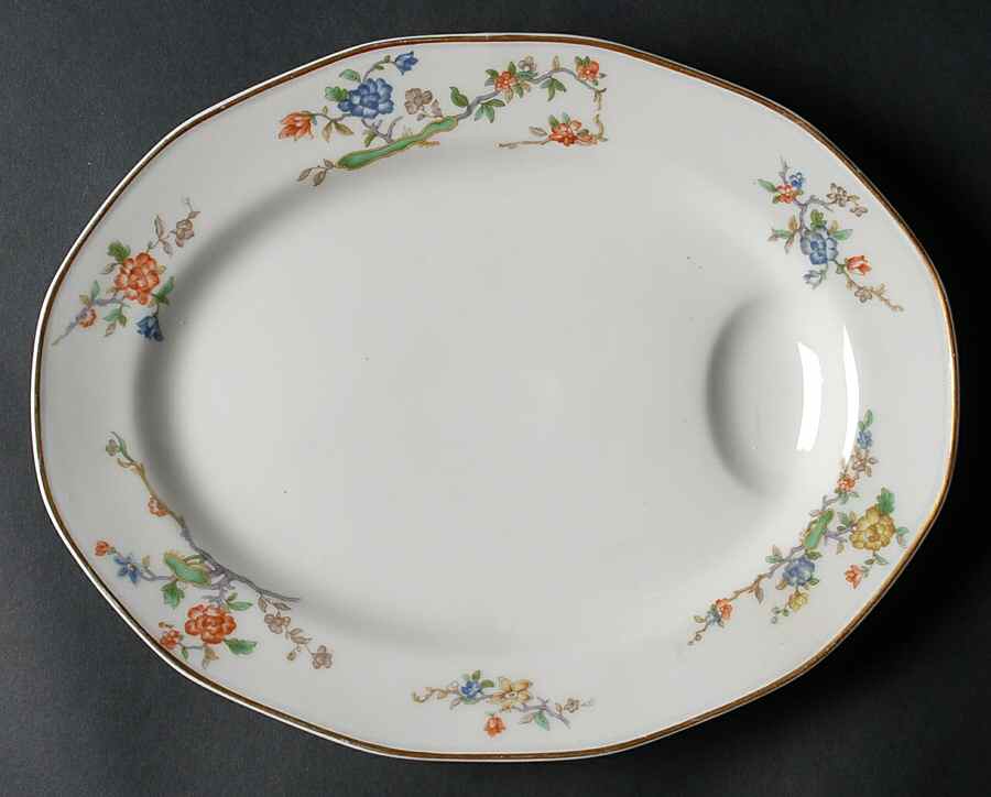 Schleiger 1226 11" Oval Serving Platter by Haviland-1