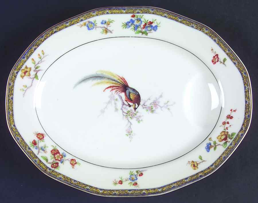 Schleiger 1228 11" Oval Serving Platter by Haviland-1