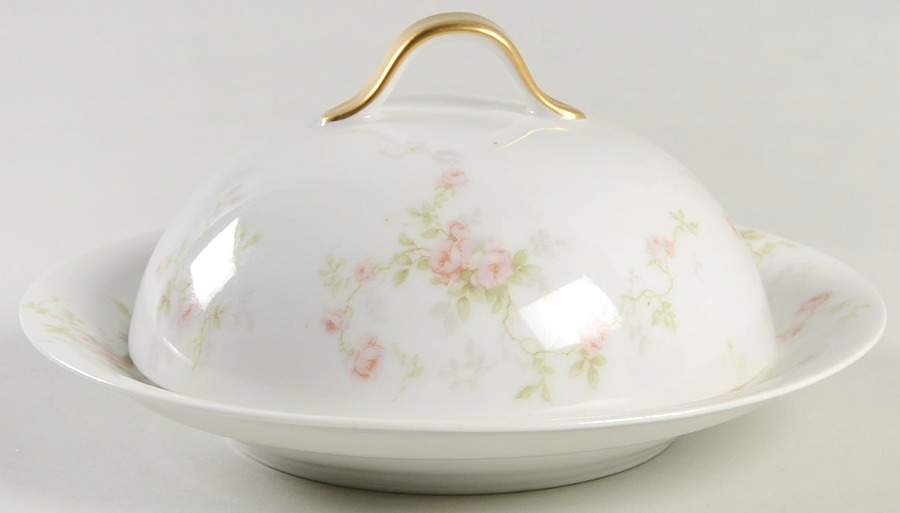 Schleiger 1245 Round Covered Butter by Haviland-1