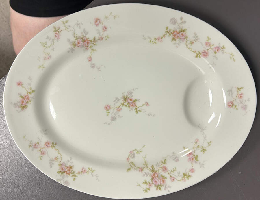 Schleiger 1245 11" Oval Serving Platter by Haviland-1
