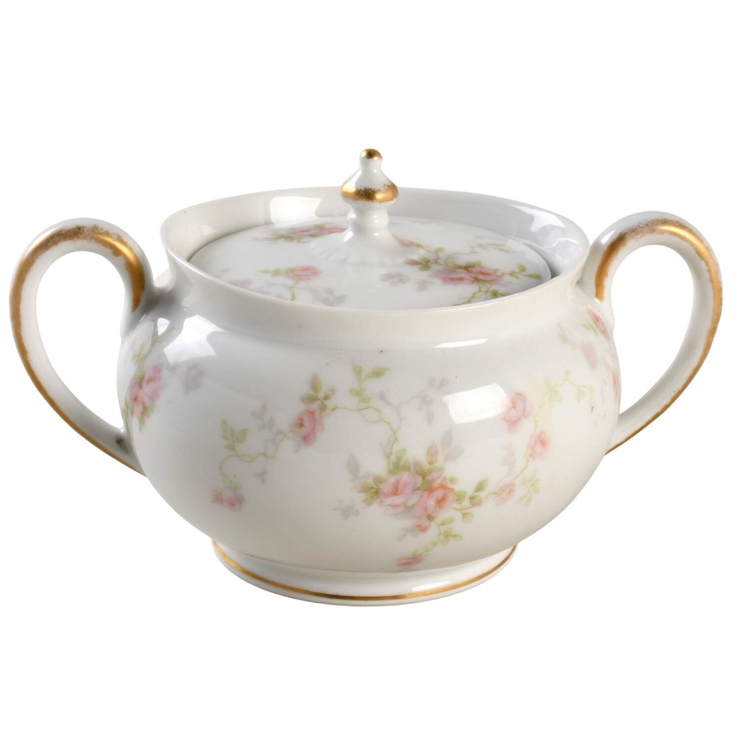 Schleiger 1245 Sugar Bowl & Lid by Haviland-1