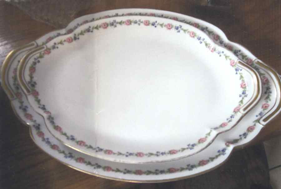 Schleiger 1263 12" Oval Serving Platter by Haviland-1