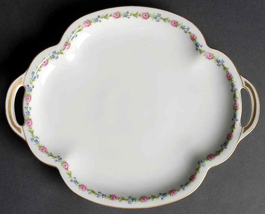 Schleiger 1263 Handled Cake Plate by Haviland-1