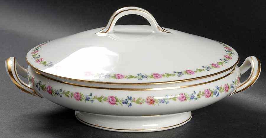 Schleiger 1263 Round Covered Vegetable by Haviland-1