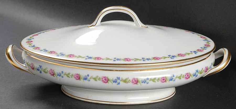 Schleiger 1263 Oval Covered Vegetable by Haviland-1