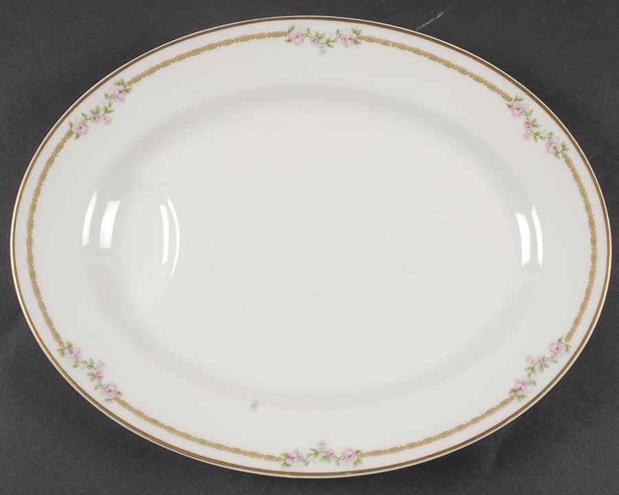 Schleiger 1264 11" Oval Serving Platter by Haviland-1
