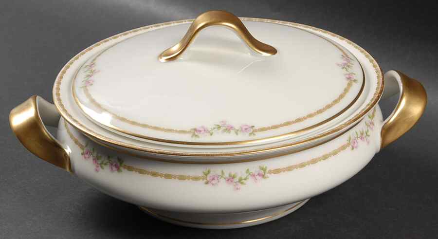 Schleiger 1264 Round Covered Vegetable by Haviland-1