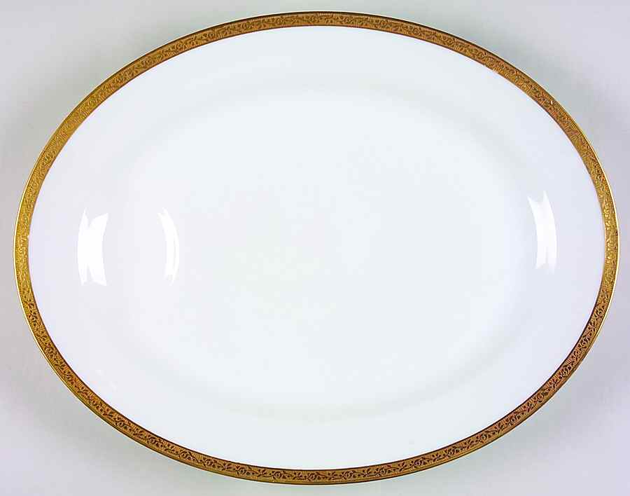 Schleiger 1266 15" Oval Serving Platter by Haviland-1