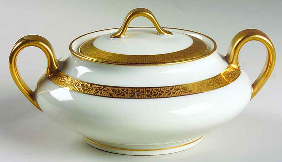 Schleiger 1266 Sugar Bowl & Lid by Haviland-1