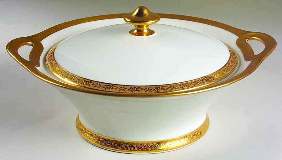 Schleiger 1266 Round Covered Vegetable by Haviland-1