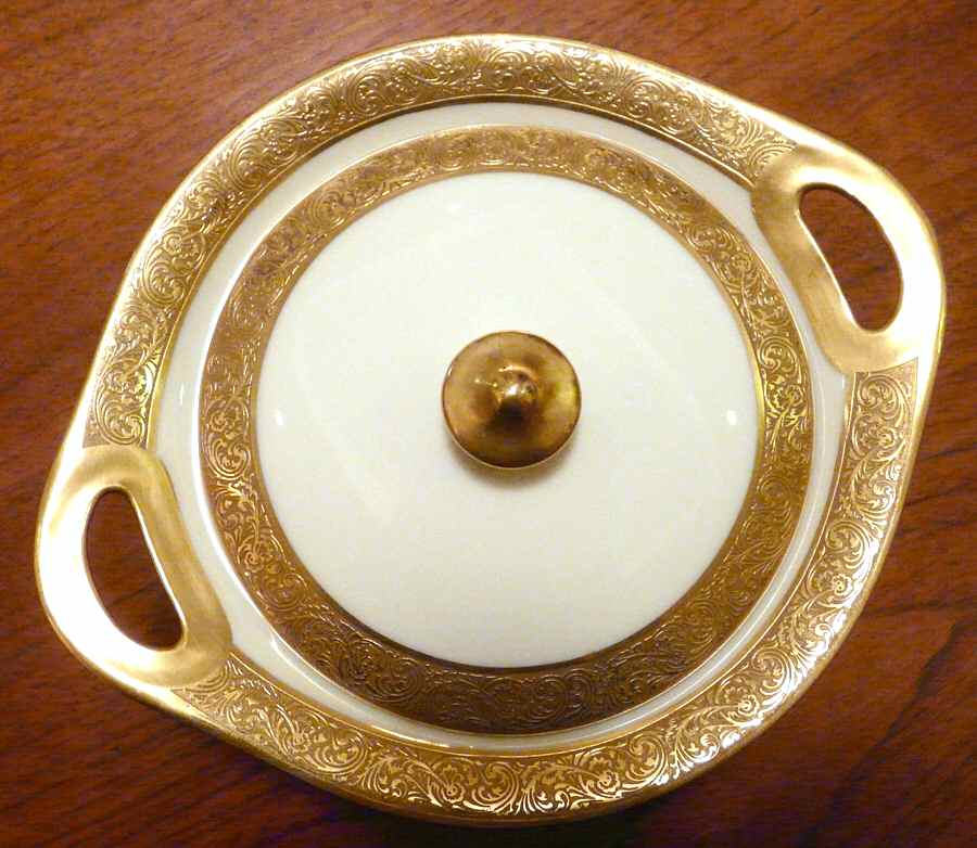 Schleiger 1269 Sugar Bowl & Lid by Haviland-1