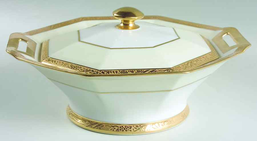 Schleiger 1270A Round Covered Vegetable by Haviland-1