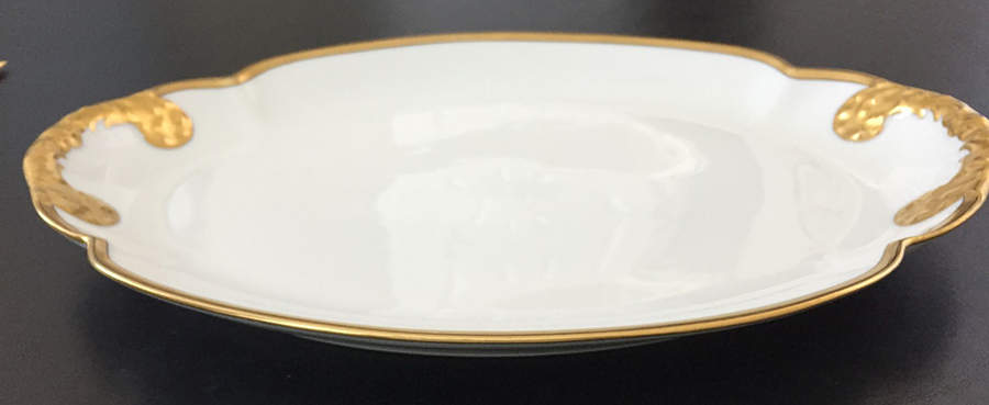 Schleiger 128 13" Oval Serving Platter by Haviland-1