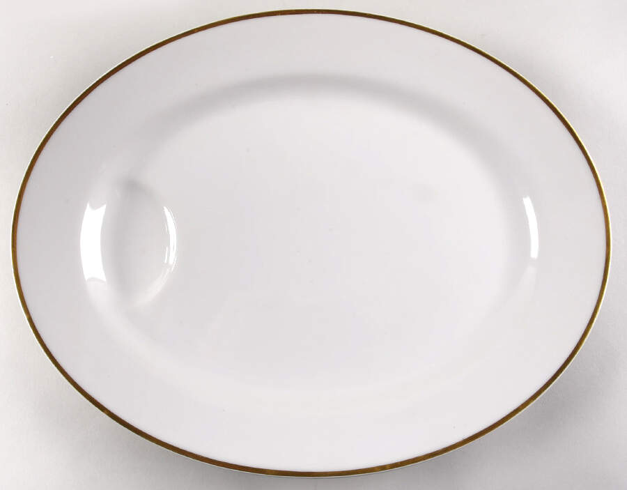 Schleiger 128 15" Oval Serving Platter by Haviland-1
